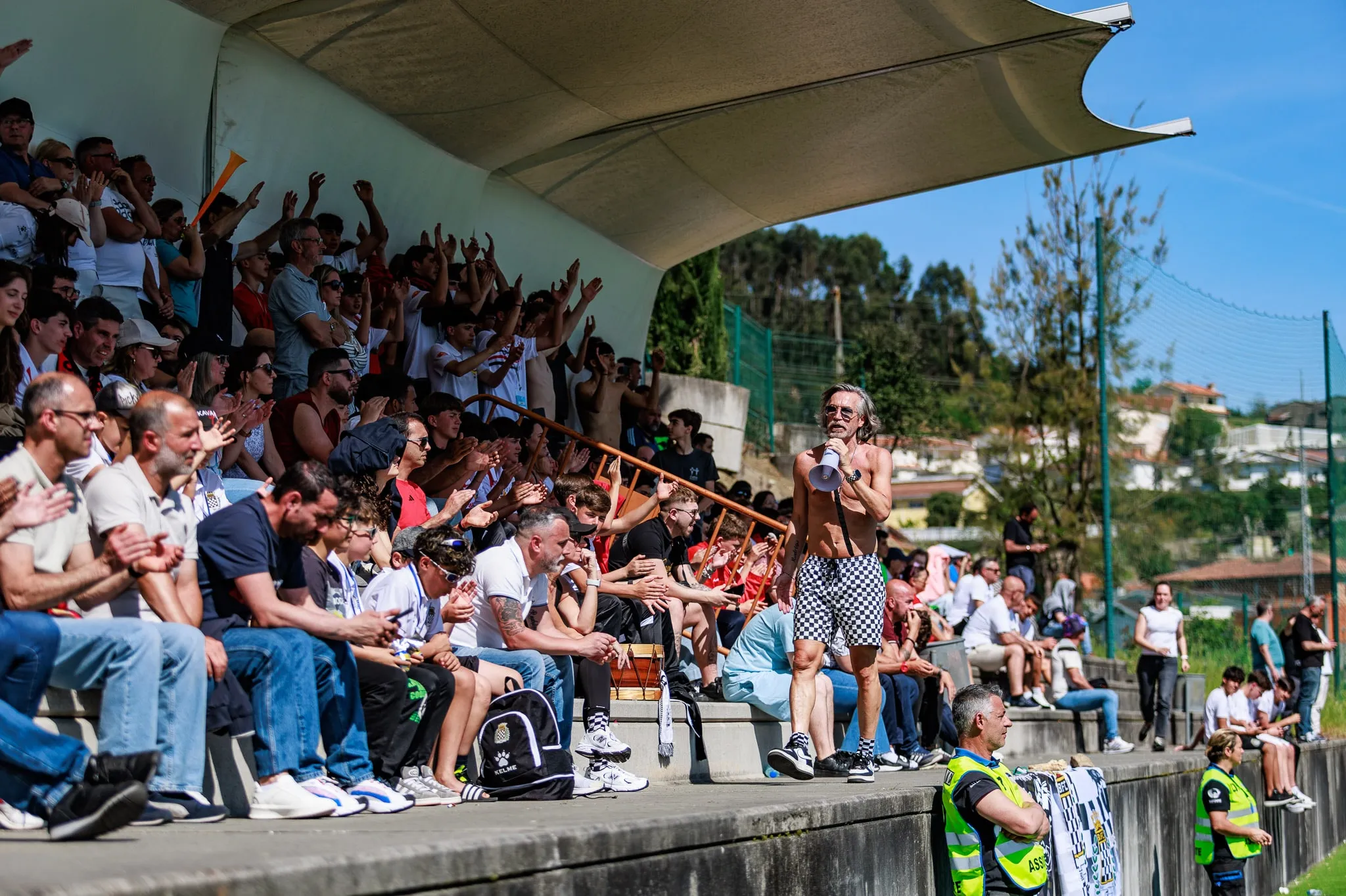 Teams and supporters share the tournament.